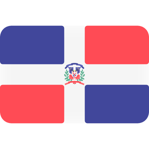 Dominikanische Republik Coutry Flag for Caribbean Tours Selection